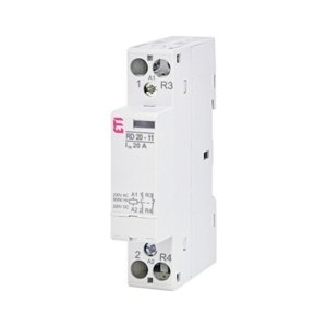 Instalační stykač ETI RD 20-11-230V AC/DC 20A 1NO+1NC 002464006 tichý
