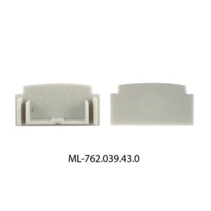 Koncovka LED profilu AZ bez otvoru stříbrná McLED ML-762.039.43.0