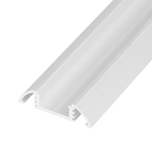 Půlkulatý nástěnný hliníkový profil N10 pro LED pásek, barva stříbrná 092192