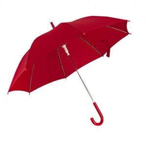 Derby Dětský holový vystřelovací deštník, červená, plná barva