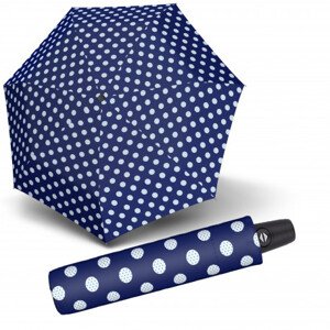 Derby Hit Magic Baloon - dámský plně automatický deštník, modrá, puntík