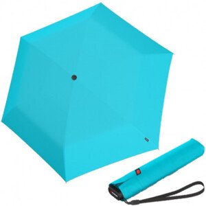 Lehký dámský skládací plochý deštník - Knirps US.050 AQUA