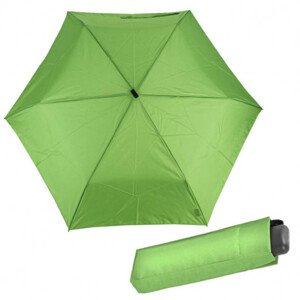 Derby HIT MINI FLAT - dětský/dámský skládací deštník, zelená, plná barva