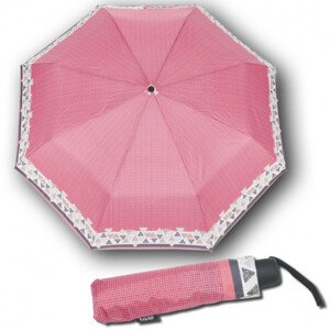 Derby Hit Mini Sierra - dámský skládací deštník, růžová, geometrický / abstraktní