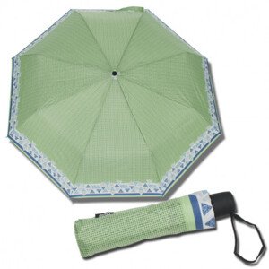 Derby Hit Mini Sierra - dámský skládací deštník, zelená, geometrický / abstraktní