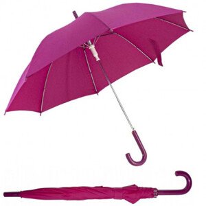 Derby Dětský holový vystřelovací deštník, růžová, plná barva