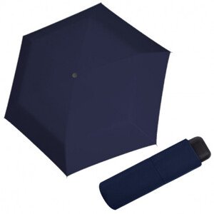 Derby Micro Slim - dámský/dětský skládací deštník, modrá, plná barva