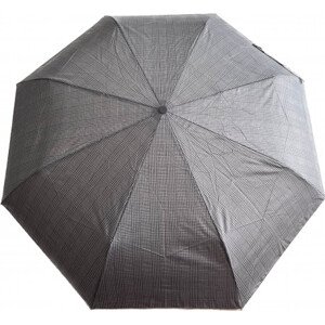 Derby Hit Mini gents printed / Herren gemustert- pánský skládací deštník, šedá, geometrický / abstraktní
