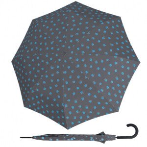 Derby Hit Lang AC Candy Blue - dámský holový vystřelovací deštník