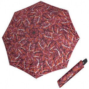 Derby Hit Magic Moving Lines Red - dámský plně automatický deštník