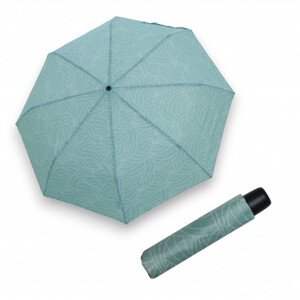 Derby Hit Mini Wavy Lines - dámský skládací deštník, zelená, s motivem
