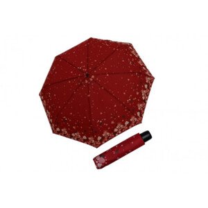Derby Hit Mini Crystals - dámský skládací deštník, červená, s motivem