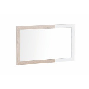 Nástěnné zrcadlo artos - dub sofia/bílá