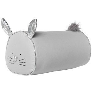 Puf králíček - šedá/stříbrná