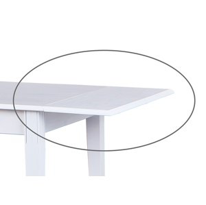 Přídavná deska k jídelnímu stolu carson - bílá
