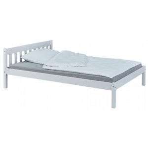 Manželská postel 140x200cm dorothy - bílá