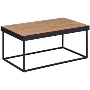Konferenční stolek adelia - dub artisan/černá