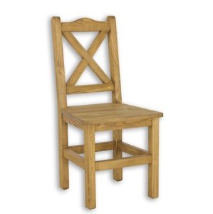 Jídelní židle masiv sil 02 - k03 bílá patina