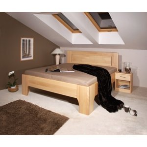 Masivní postel s úložným prostorem olympia 2 - 160/180 x 200cm - 160 x