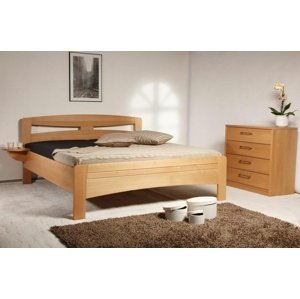 Masivní postel s úložným prostorem evita 2 - 160/180 x 200cm - 180 x