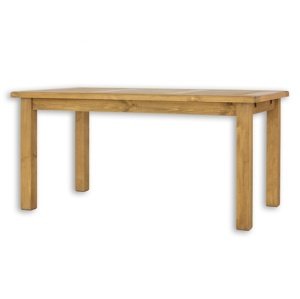 Dřevěný selský stůl 80x120 mes 13 b - k17 bílý vosk