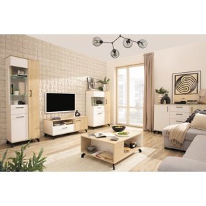 Obývací pokoj otis - dub/bílá