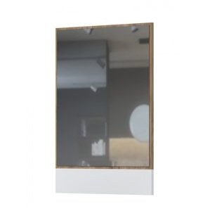Závěsné zrcadlo freya - dub halifax/bílá