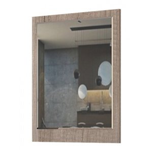 Zrcadlo orson- bílá/dub tmavý nebraska