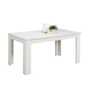 Jídelní stůl s rozšířením 160x90cm frankie - dub bílý