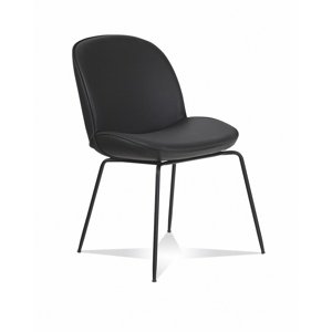 Koženková židle falko - černá